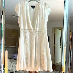 Lulus white mini dress